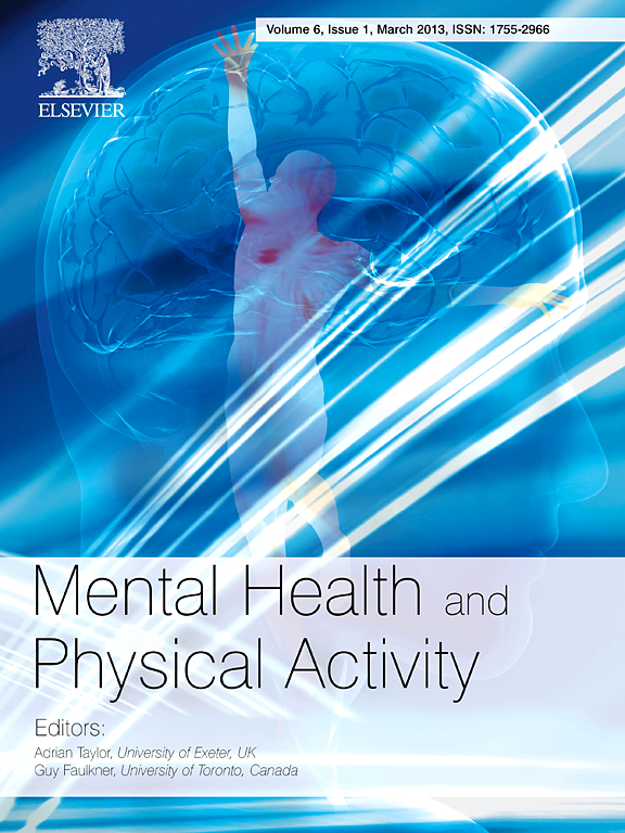 MENTAL HEALTH AND PHYSICAL ACTIVITY