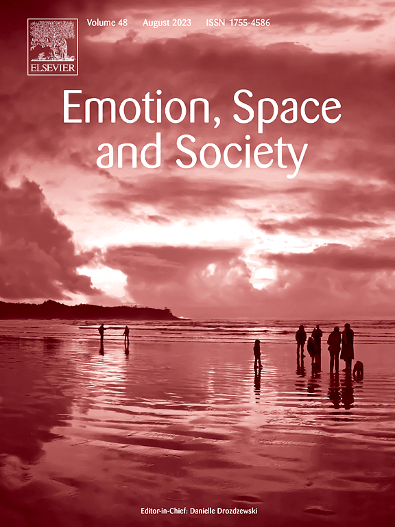 EMOTION SPACE AND SOCIETY