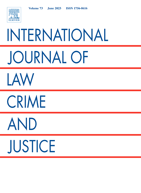 INTERNATIONAL JOURNAL OF LAW CRIME AND JUSTICE