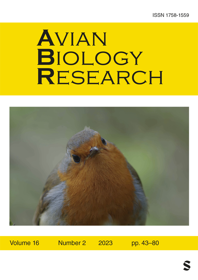 AVIAN BIOLOGY RESEARCH