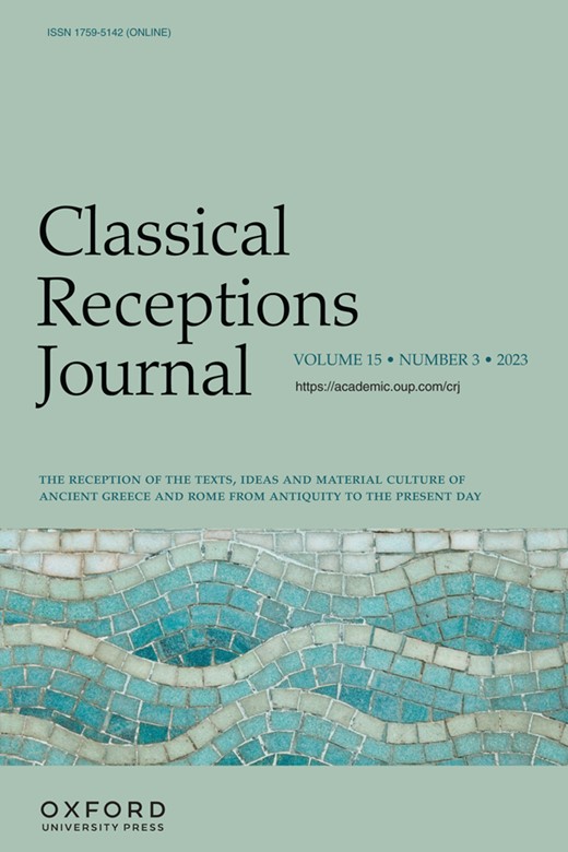 CLASSICAL RECEPTIONS JOURNAL
