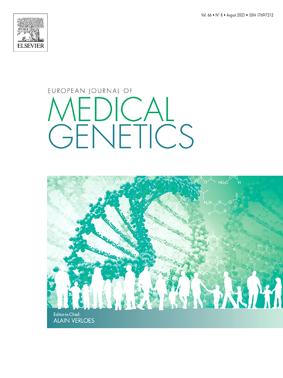 EUROPEAN JOURNAL OF MEDICAL GENETICS