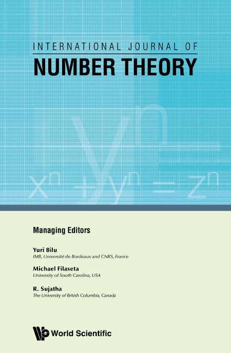 INTERNATIONAL JOURNAL OF NUMBER THEORY
