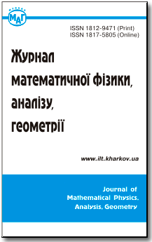 JOURNAL OF MATHEMATICAL PHYSICS ANALYSIS GEOMETRY