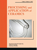 PROCESSING AND APPLICATION OF CERAMICS