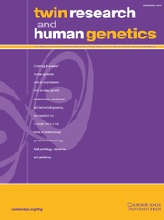 TWIN RESEARCH AND HUMAN GENETICS