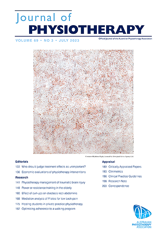 JOURNAL OF PHYSIOTHERAPY