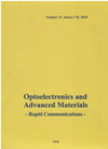 OPTOELECTRONICS AND ADVANCED MATERIALS-RAPID COMMUNICATIONS
