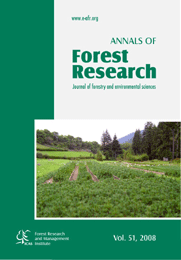 ANNALS OF FOREST RESEARCH