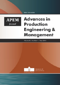 ADVANCES IN PRODUCTION ENGINEERING & MANAGEMENT