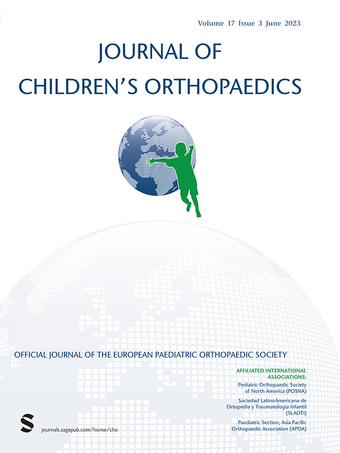 JOURNAL OF CHILDRENS ORTHOPAEDICS