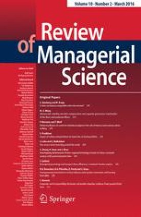REVIEW OF MANAGERIAL SCIENCE