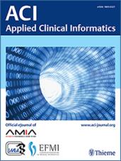 APPLIED CLINICAL INFORMATICS
