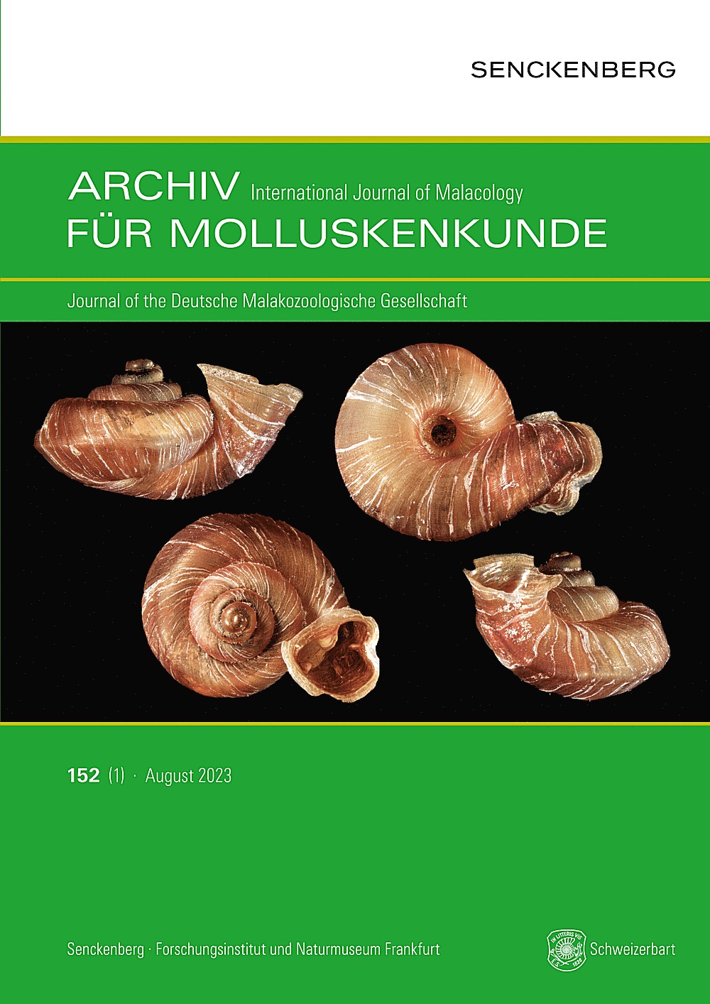 ARCHIV FUR MOLLUSKENKUNDE