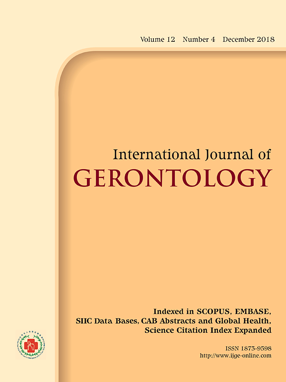 INTERNATIONAL JOURNAL OF GERONTOLOGY