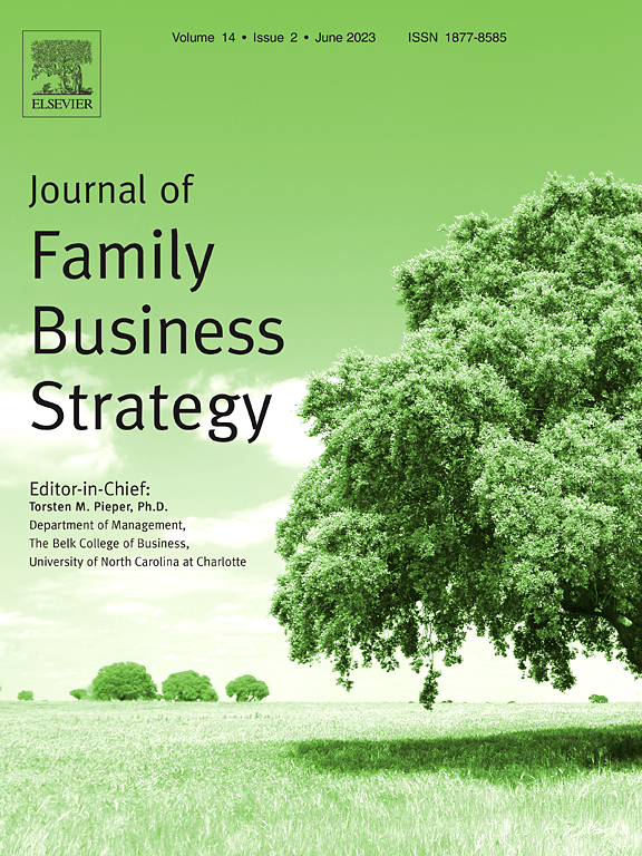 JOURNAL OF FAMILY BUSINESS STRATEGY