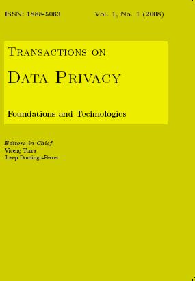 Transactions on Data Privacy