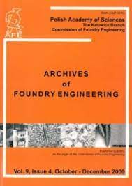 Archives of Foundry Engineering