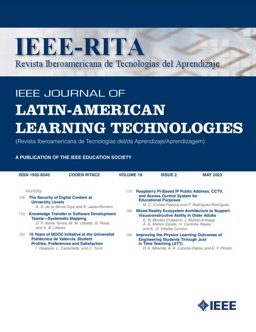 Revista Iberoamericana de Tecnologias del Aprendizaje