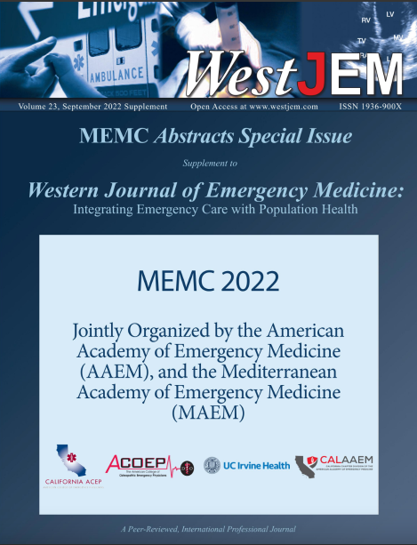 WESTERN JOURNAL OF EMERGENCY MEDICINE