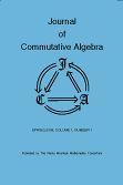JOURNAL OF COMMUTATIVE ALGEBRA