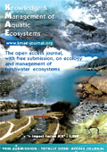 KNOWLEDGE AND MANAGEMENT OF AQUATIC ECOSYSTEMS