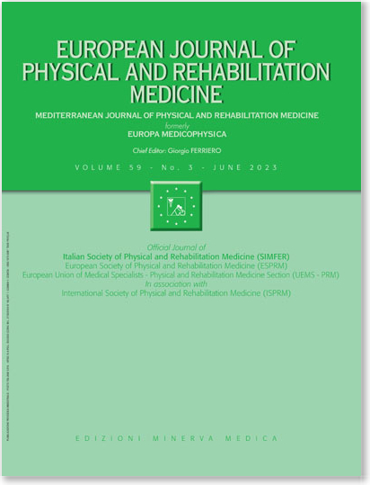 EUROPEAN JOURNAL OF PHYSICAL AND REHABILITATION MEDICINE