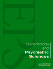 EPIDEMIOLOGY AND PSYCHIATRIC SCIENCES