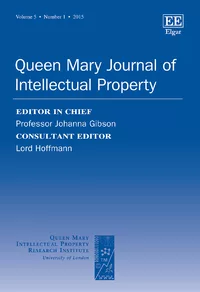 QUEEN MARY JOURNAL OF INTELLECTUAL PROPERTY