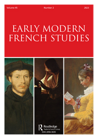 EARLY MODERN FRENCH STUDIES
