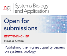 NPJ SYSTEMS BIOLOGY AND APPLICATIONS