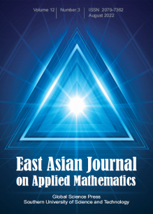 EAST ASIAN JOURNAL ON APPLIED MATHEMATICS