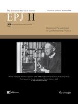 EUROPEAN PHYSICAL JOURNAL H
