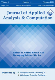 JOURNAL OF APPLIED ANALYSIS AND COMPUTATION