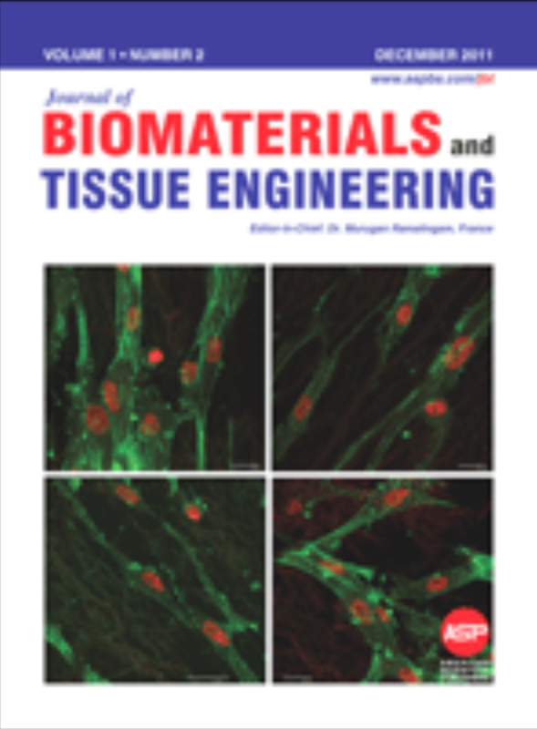 JOURNAL OF BIOMATERIALS AND TISSUE ENGINEERING
