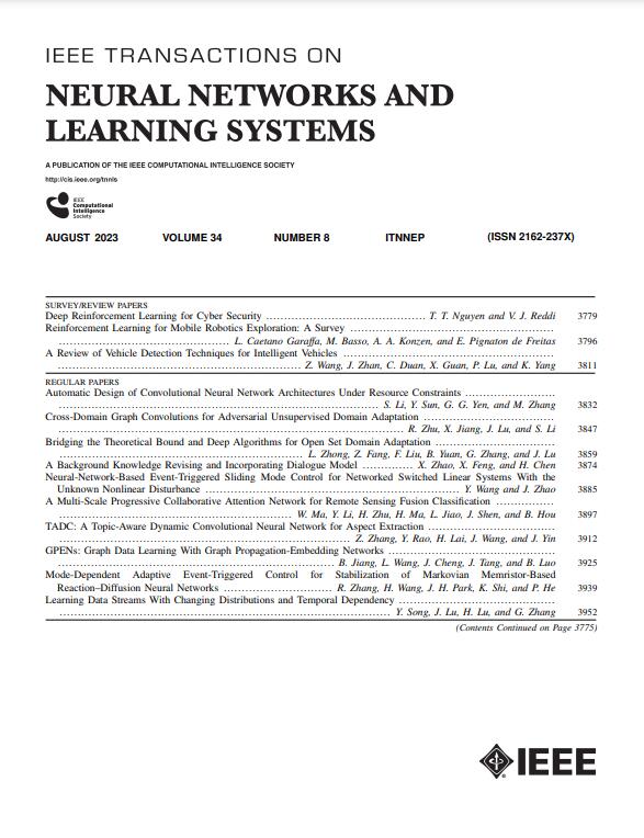 IEEE TRANSACTIONS ON NEURAL NETWORKS AND LEARNING SYSTEMS
