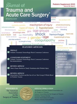 JOURNAL OF TRAUMA AND ACUTE CARE SURGERY
