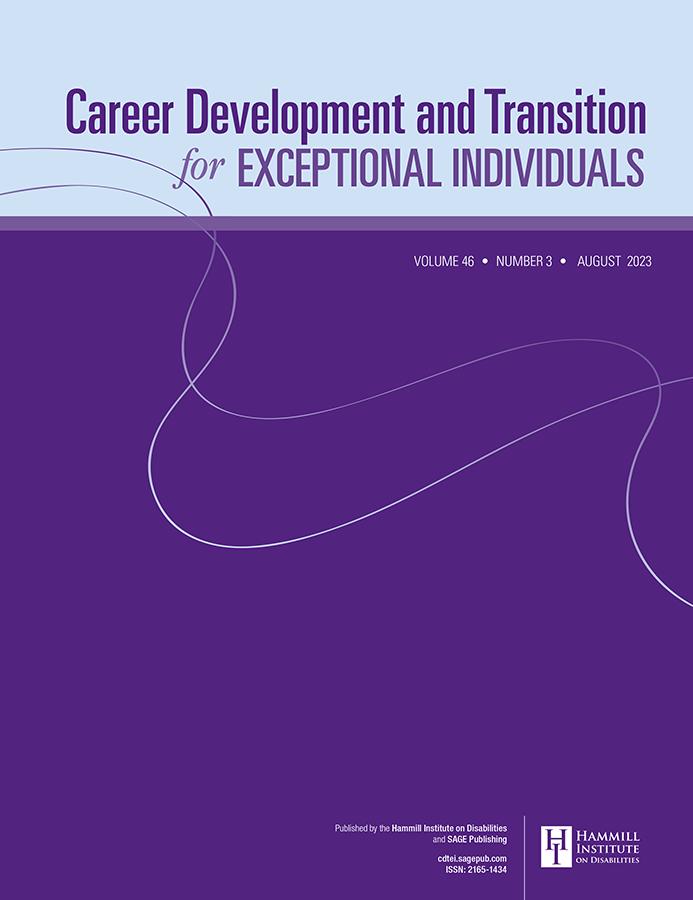CAREER DEVELOPMENT AND TRANSITION FOR EXCEPTIONAL INDIVIDUALS