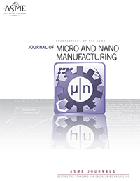 Journal of Micro and Nano-Manufacturing