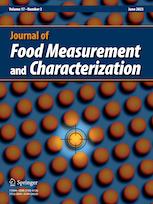 JOURNAL OF FOOD MEASUREMENT AND CHARACTERIZATION