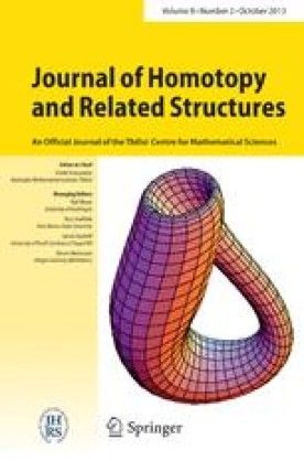 JOURNAL OF HOMOTOPY AND RELATED STRUCTURES