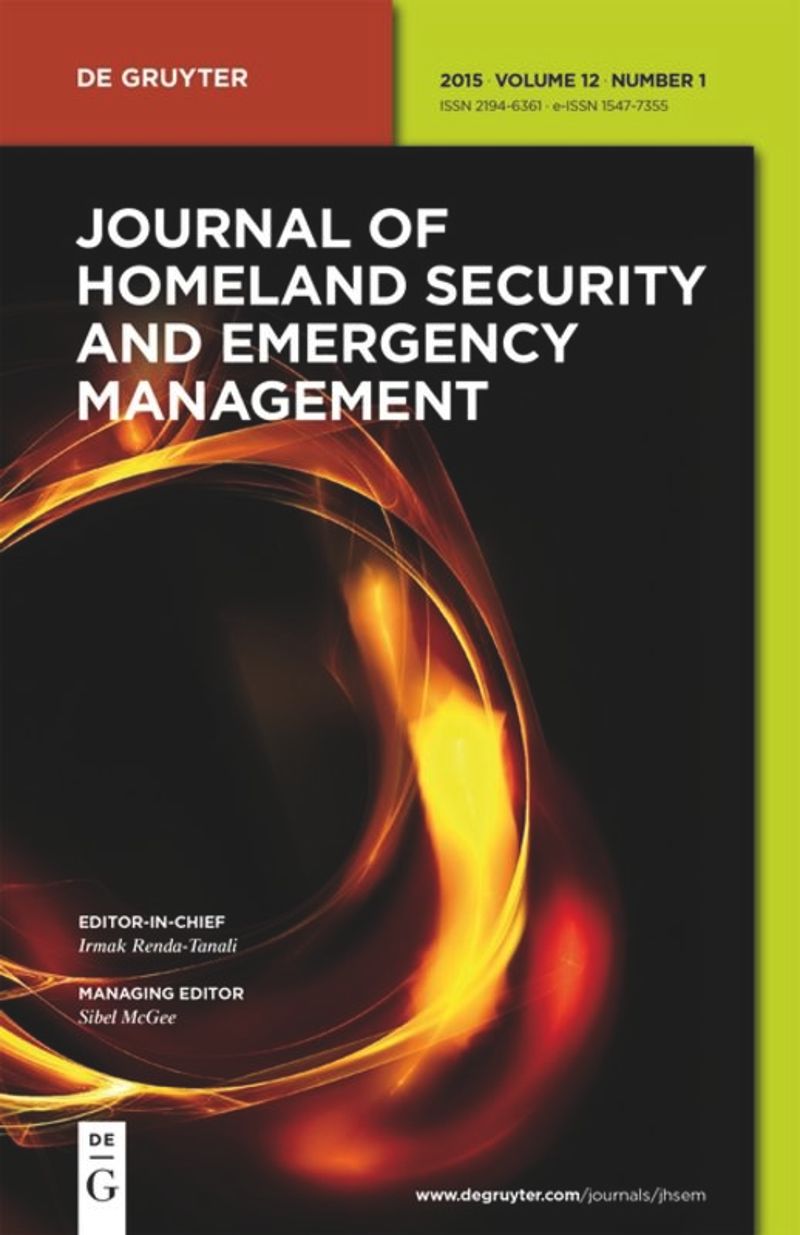 JOURNAL OF HOMELAND SECURITY AND EMERGENCY MANAGEMENT