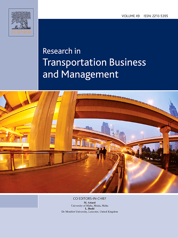 RESEARCH IN TRANSPORTATION BUSINESS AND MANAGEMENT