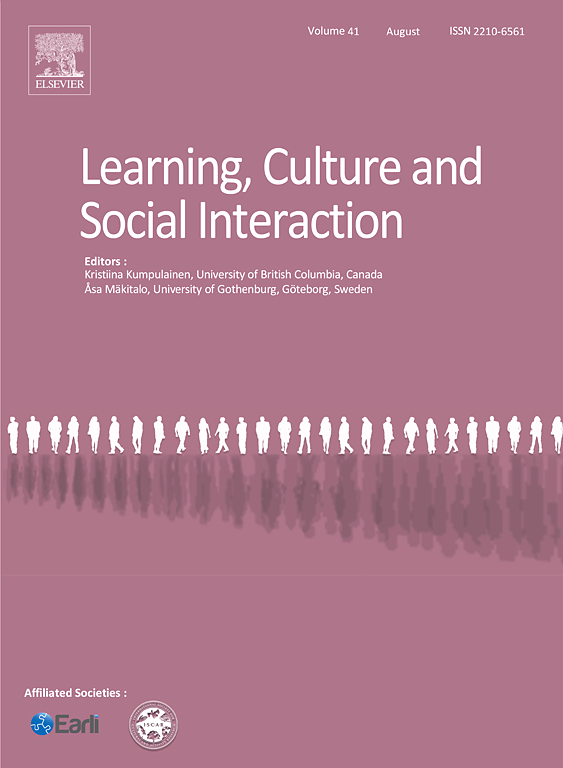LEARNING CULTURE AND SOCIAL INTERACTION