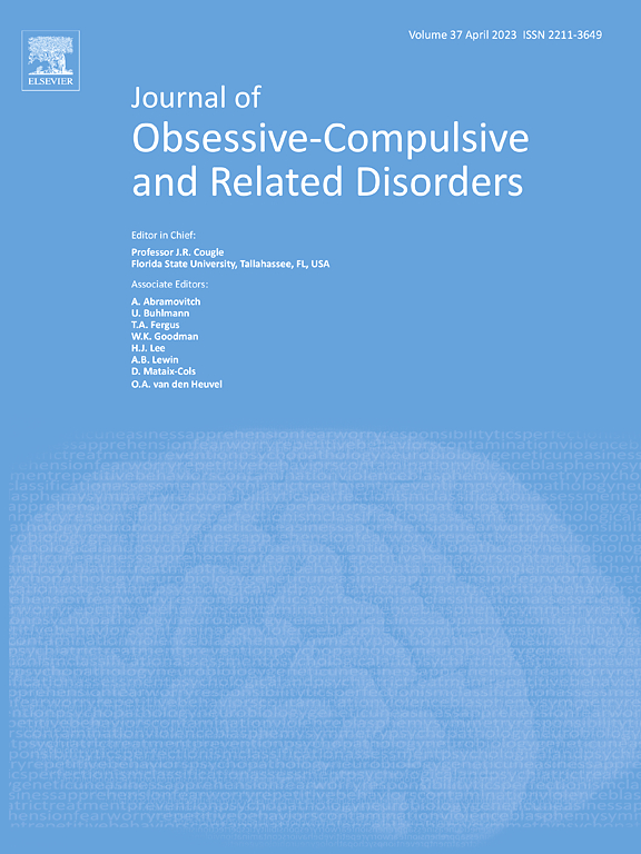 JOURNAL OF OBSESSIVE-COMPULSIVE AND RELATED DISORDERS