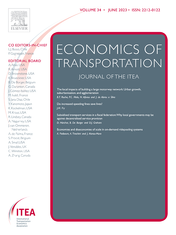 ECONOMICS OF TRANSPORTATION
