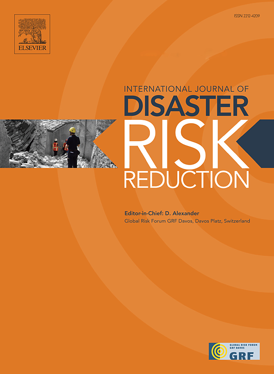 INTERNATIONAL JOURNAL OF DISASTER RISK REDUCTION