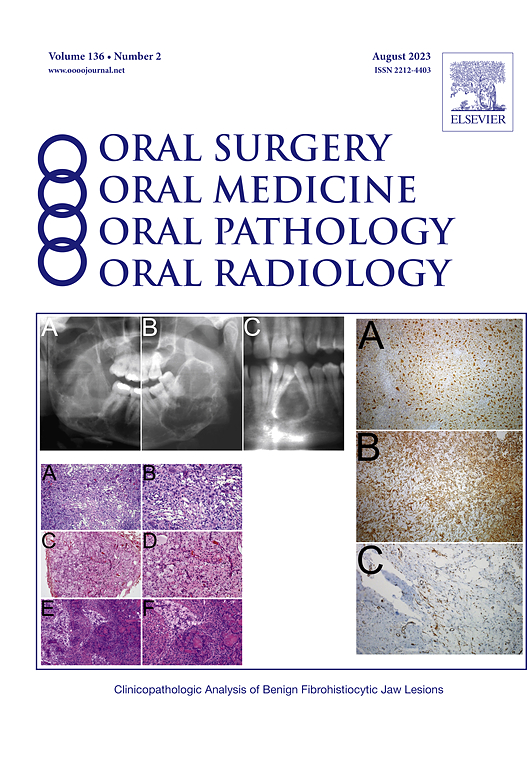 ORAL SURGERY ORAL MEDICINE ORAL PATHOLOGY ORAL RADIOLOGY
