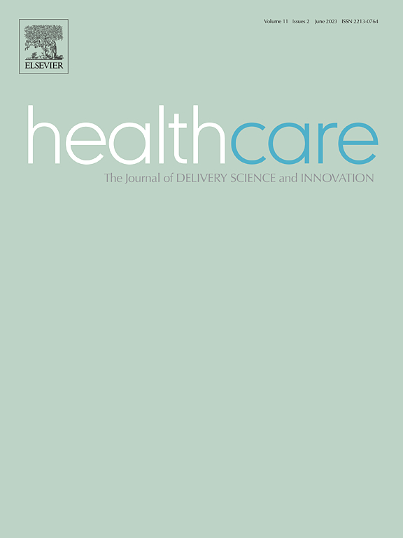 HEALTHCARE-THE JOURNAL OF DELIVERY SCIENCE AND INNOVATION