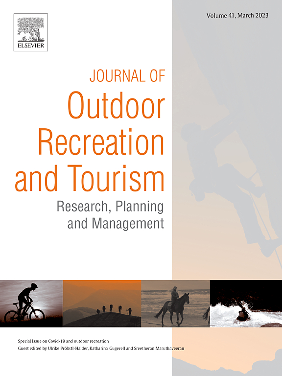 JOURNAL OF OUTDOOR RECREATION AND TOURISM-RESEARCH PLANNING AND MANAGEMENT